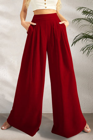 Open image in slideshow, High Waist Wide Leg Pants
