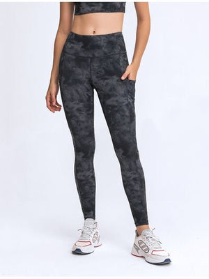 Open image in slideshow, Double Take Wide Waistband Leggings with Pockets
