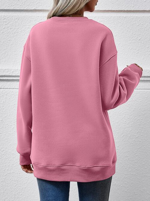 BELIEVE Graphic Long Sleeve Sweatshirt