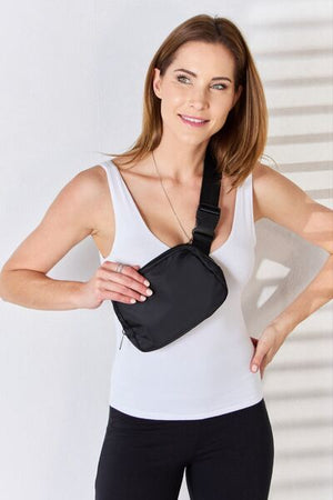 Open image in slideshow, Zenana Adjustable Strap Sling Bag
