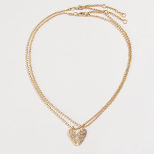Open image in slideshow, Double-Layered Alloy Necklace
