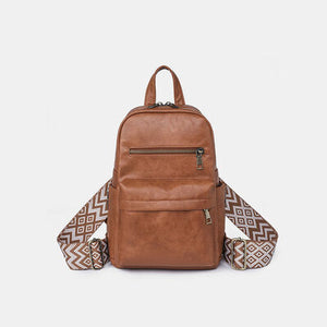 Open image in slideshow, Medium PU Leather Backpack
